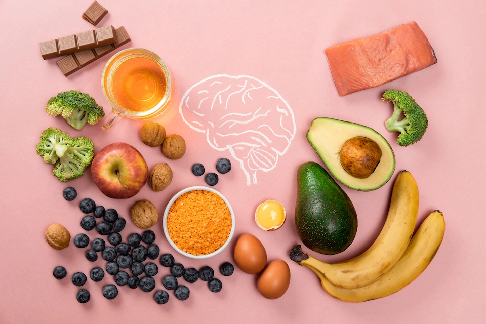 Healthy and balanced diet for brain and memory