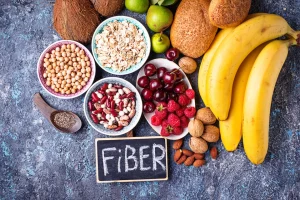 Rich fiber food for health benefits